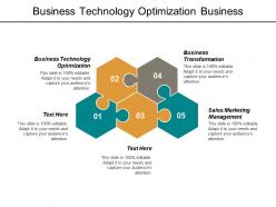 Business Technology Optimization Business Transformation Sales Marketing Management Cpb