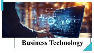 Business technology powerpoint presentation and google slides ICP