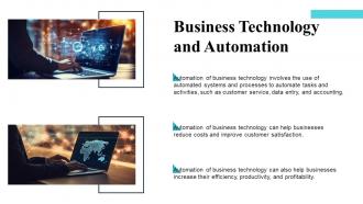 Business technology powerpoint presentation and google slides ICP Visual Informative