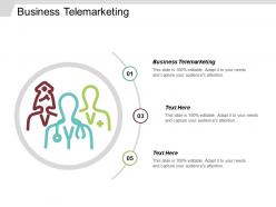 Business telemarketing ppt powerpoint presentation file example cpb