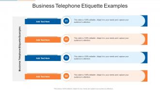 Business Telephone Etiquette Examples In Powerpoint And Google Slides Cpb