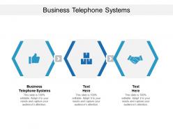 Business telephone systems ppt powerpoint presentation show maker cpb
