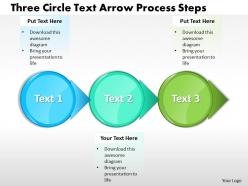 Business Templates three circle text arrow process steps Sales PPT Slides
