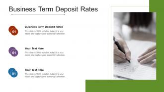 Business term deposit rates ppt powerpoint presentation pictures background cpb