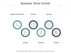 Business terms growth ppt powerpoint presentation styles examples cpb