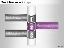 Business text boxes 3 stages 27