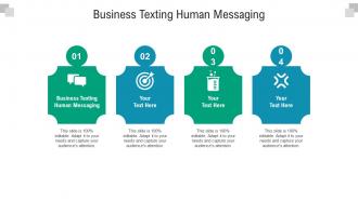 Business texting human messaging ppt powerpoint presentation gallery rules cpb