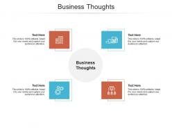 Business thoughts ppt powerpoint presentation file skills cpb