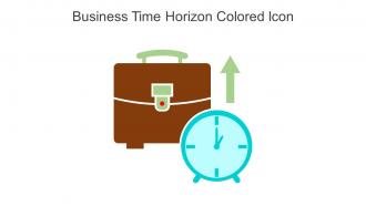 Business Time Horizon Colored Icon In Powerpoint Pptx Png And Editable Eps Format