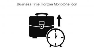 Business Time Horizon Monotone Icon In Powerpoint Pptx Png And Editable Eps Format