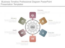 Business timeline professional diagram powerpoint presentation templates