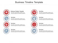 Business timeline template ppt powerpoint presentation inspiration infographic template cpb