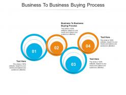 Business to business buying process ppt powerpoint presentation professional cpb