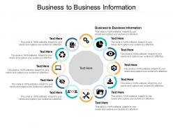 Business to business information ppt powerpoint presentation slides examples cpb