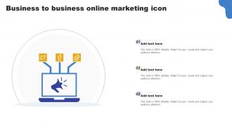 Business To Business Online Marketing Icon