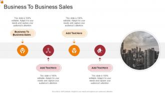 Business To Business Sales In Powerpoint And Google Slides Cpb