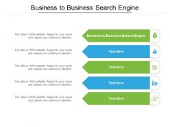 Business to business search engine ppt powerpoint summary portfolio cpb