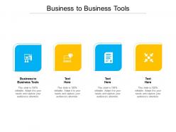 Business to business tools ppt powerpoint presentation rules cpb