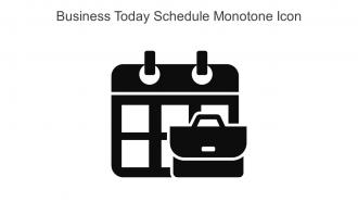 Business Today Schedule Monotone Icon In Powerpoint Pptx Png And Editable Eps Format