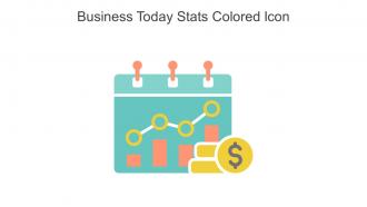 Business Today Stats Colored Icon In Powerpoint Pptx Png And Editable Eps Format