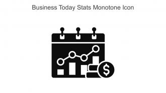 Business Today Stats Monotone Icon In Powerpoint Pptx Png And Editable Eps Format