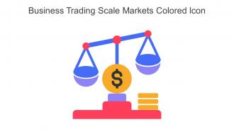 Business Trading Scale Markets Colored Icon In Powerpoint Pptx Png And Editable Eps Format