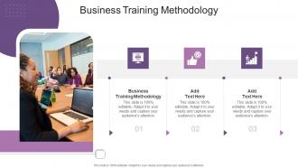Business Training Methodology In Powerpoint And Google Slides Cpb