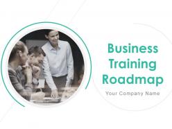 Business training roadmap powerpoint presentation slides