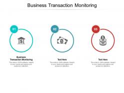 Business transaction monitoring ppt powerpoint presentation outline backgrounds cpb