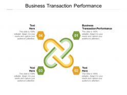 Business transaction performance ppt powerpoint presentation gallery portrait cpb
