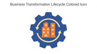 Business Transformation Lifecycle Colored Icon In Powerpoint Pptx Png And Editable Eps Format