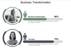 Business Transformation Ppt Powerpoint Presentation Model Vector Cpb