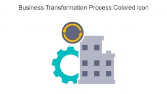 Business Transformation Process Colored Icon In Powerpoint Pptx Png And Editable Eps Format