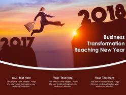 Business transformation reaching new year