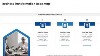 Business Transformation Roadmap In Powerpoint And Google Slides Cpb