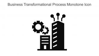 Business Transformational Process Monotone Icon In Powerpoint Pptx Png And Editable Eps Format