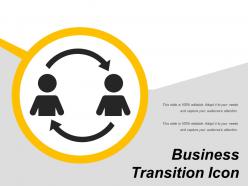 Business transition icon