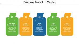 Business Transition Quotes Ppt Powerpoint Presentation Summary Show Cpb