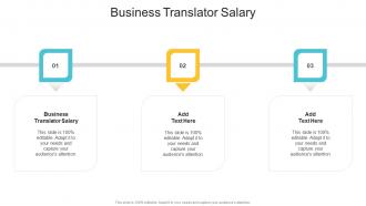 Business Translator Salary In Powerpoint And Google Slides Cpb