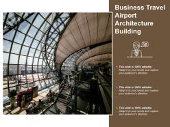 Business travel airport architecture building