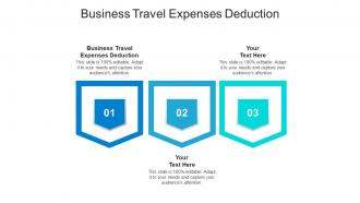 Business travel expenses deduction ppt powerpoint presentation inspiration visual aids cpb
