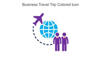 Business Travel Trip Colored Icon In Powerpoint Pptx Png And Editable Eps Format