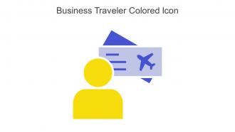 Business Traveler Colored Icon In Powerpoint Pptx Png And Editable Eps Format
