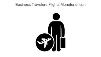 Business Travelers Flights Monotone Icon In Powerpoint Pptx Png And Editable Eps Format