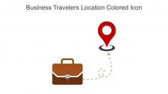 Business Travelers Location Colored Icon In Powerpoint Pptx Png And Editable Eps Format