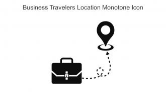 Business Travelers Location Monotone Icon In Powerpoint Pptx Png And Editable Eps Format