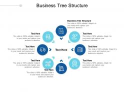 Business tree structure ppt powerpoint presentation styles clipart images cpb
