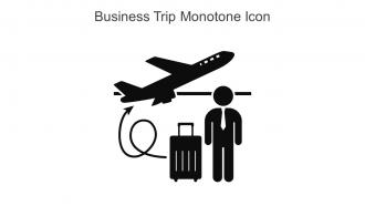 Business Trip Monotone Icon In Powerpoint Pptx Png And Editable Eps Format