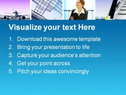 Business trip travel powerpoint templates and powerpoint backgrounds 0411