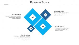 Business trusts ppt powerpoint presentation gallery brochure cpb